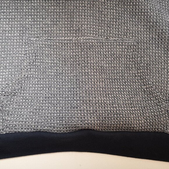 Old Navy Ladies Size XL Navy & White Waffle Pattern Pullover Hoodie - Picture 9 of 12